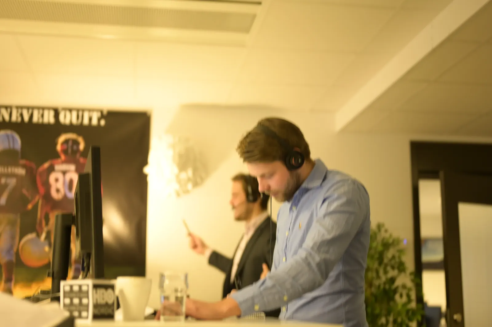Brilliant Values intervjuteam genomför marknadsundersökningar via telefon från Uppsala